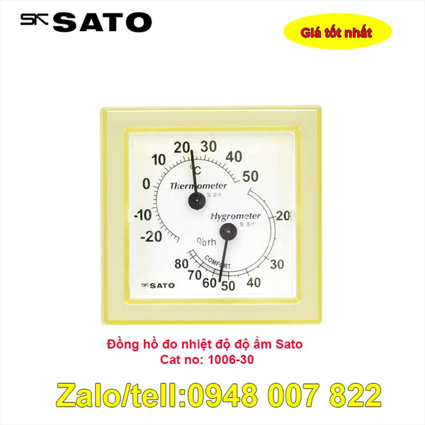 Nhiệt Ẩm Kế Sato No.1006-30